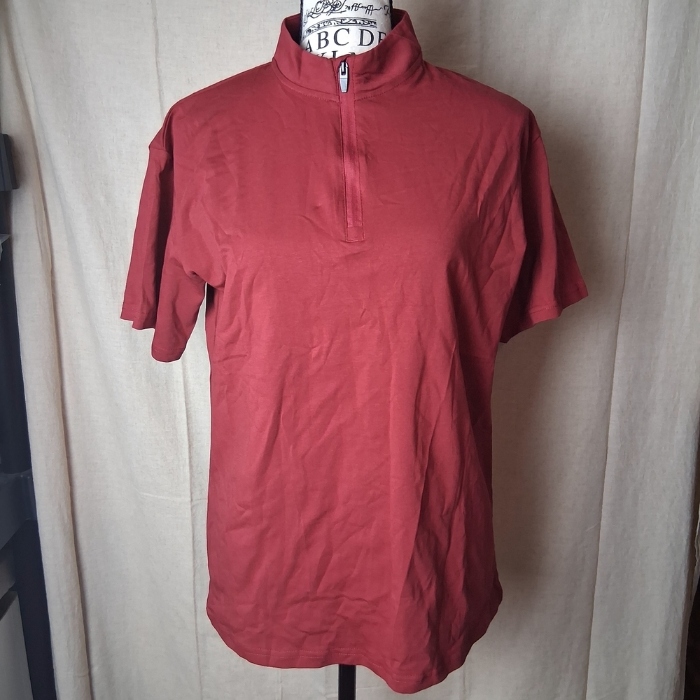 Men's Red Short Sleeve Shirt